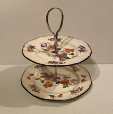 Vintage Two Tier Cake Stand Coronet Ware 