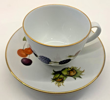 ROYAL WORCESTER - WILD HARVEST - TEACUP & SAUCER English Fine Porcelain