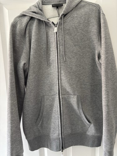 Armani jeans logo zip hoodie - logo,
