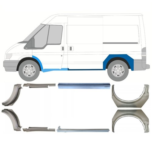 Sill and rear wing - , repair