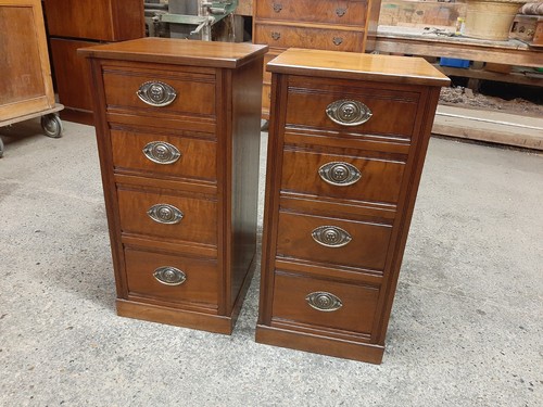 Lovely pair antique walnut - pair,