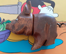 Vintage Pig Corkscrew. Vintage Pig/Boar Wooden Corkscrew.