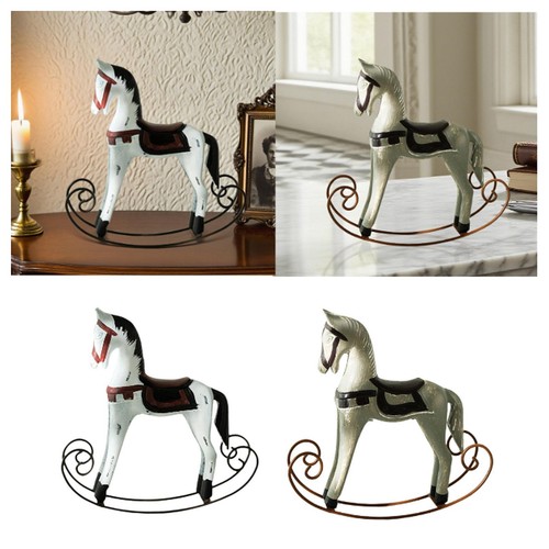 Wooden horse figurine - wooden,