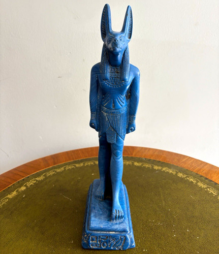 Large egyptian anubis - egyptian, statue