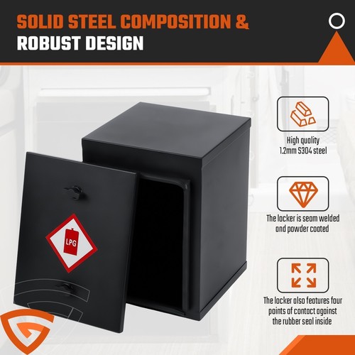 Gas locker for 904 steel - locker,