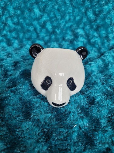 Quail ceramics panda face egg - quail,