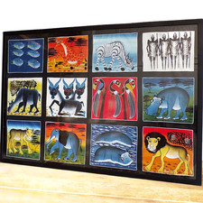 Large African Oil Painting