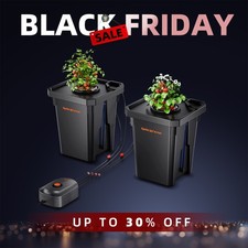 Spider Farmer 7-Gallon DWC Hydroponic System Grow Kits + Air Pump with 2 Buckets