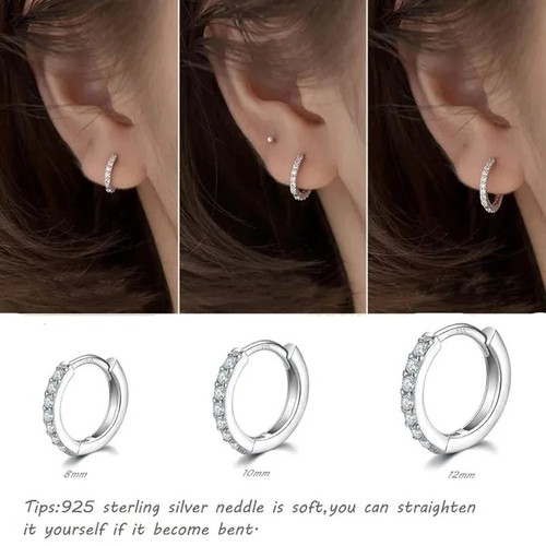 925 sterling silver - silver, crystal