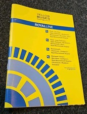 Yellow Buses Bournemouth Timetable. RATP. January 2017. HB.