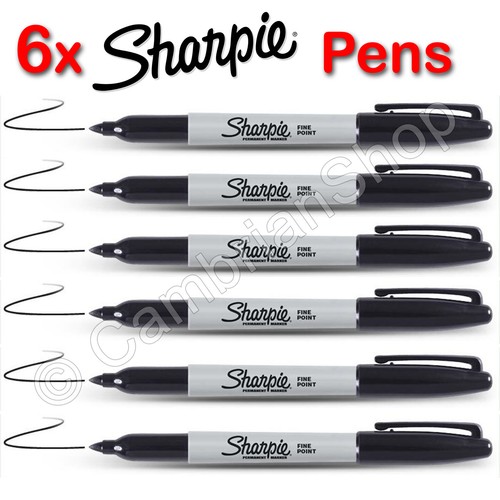 Sharpie black fine point - black,