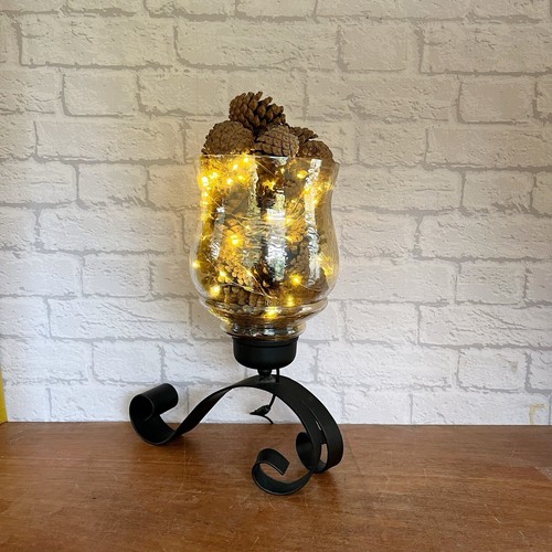 Large bronzed glass wrought - bronzed,
