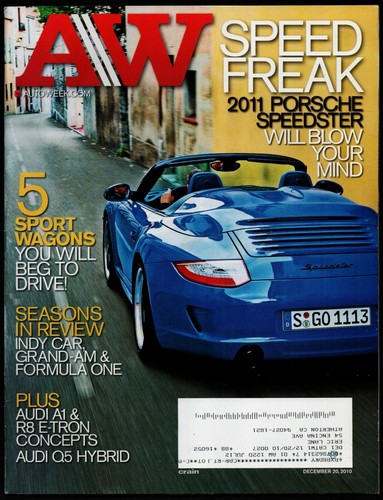 December 2010 autoweek - december, 20