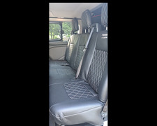 FORD TRANSIT CUSTOM CREW CAB (2013-2023) LEATHERETTE REAR SEAT COVERS