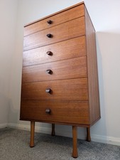 Vintage MCM 1960s Teak Tallboy