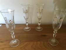 Eternal Beau Sherry Glasses x 4 - Great Condition