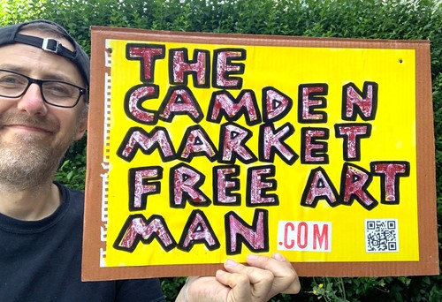 The camden market free art - free,