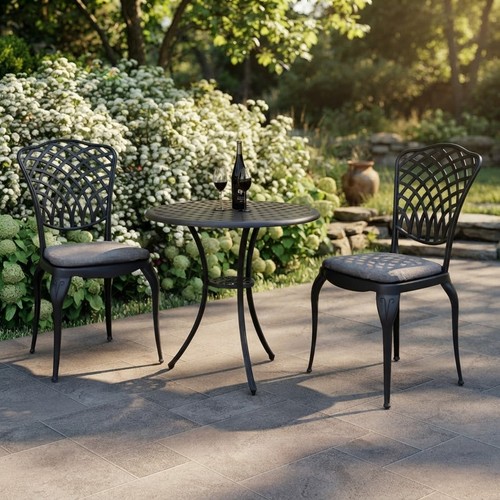 Elegant cast aluminium - cast, bistro
