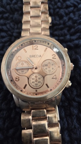 Breda unisex watch - unisex, gold