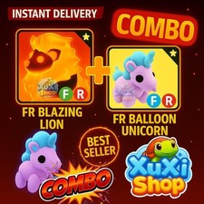 🦁 FR Blazing Lion+FR Balloon Unicorn – Pet Combo|Trusted Seller