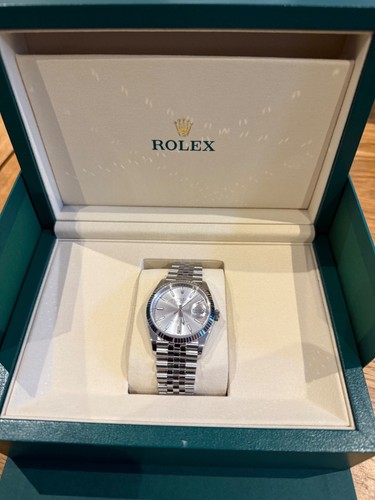 Rolex datejust 36mm silver - rolex,