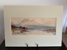 Victorian WATERCOLOUR SAILING