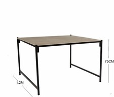 1.2M (4') Wide 1.2M - 1.8M Long Steel Framed Strong Portable Market Stall Table 