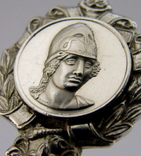 MINERVA SOLID STERLING SILVER ROMAN GODDESS of CRAFTSMEN SPOON 1971