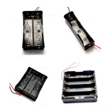 3.7V 1/2/3/4 Batteries Rechargable18650 Serial/Parallel Battery Holders UK