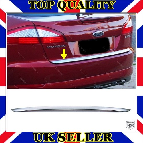 Chrome rear trunk - rear, bottom