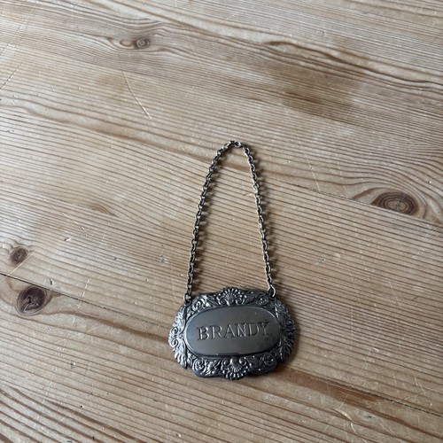 Vintage silver plated brandy - silver,