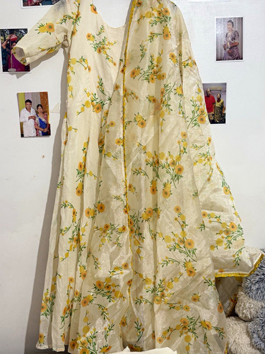 Women cream floral piece - floral, 2-piece