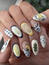 Top Press-On Nails Set, 10pcs