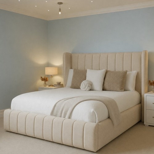 Ottoman winged panel - winged, bed
