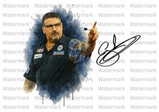 Gary Anderson Darts Signed
