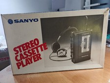 SANYO M4440 Vintage Cassette Player Recorder. Very Rare.Boxed!!!