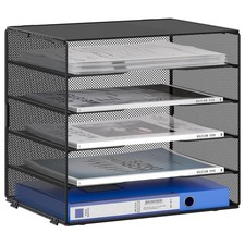 5 Tier Metal Mesh A4 Desk