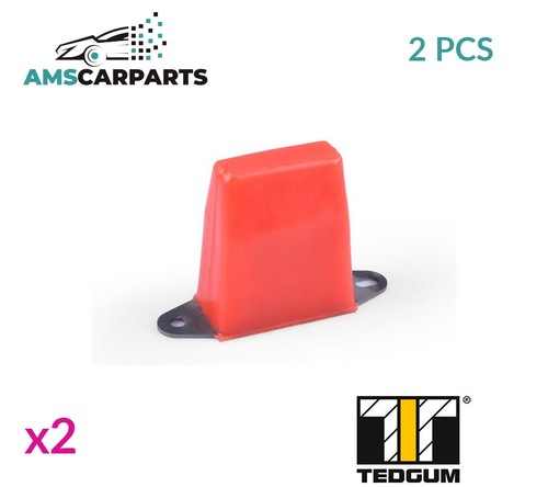 Rubber buffer bump - stop, pair