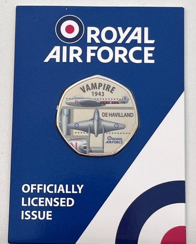 Raf royal air force vampire - -,