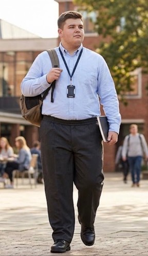 Men boys extra generous - generous, fit