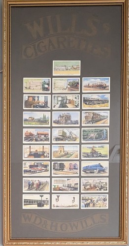 Framed will cigarette cards - framed,