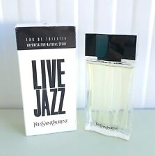 VINTAGE YVES SAINT LAURENT LIVE JAZZ 50ml EAU DE TOILETTE SPRAY RARE WAS SEALED