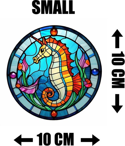 Sea horse colourful decorative - horse,