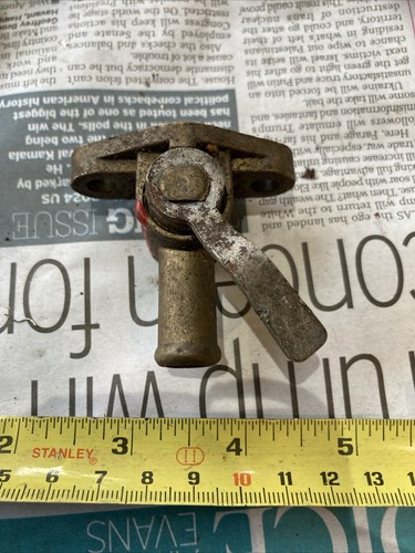 Vintage brass fuel tap - fuel,