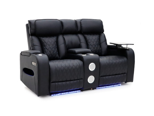 Black power recliner seater - recliner,