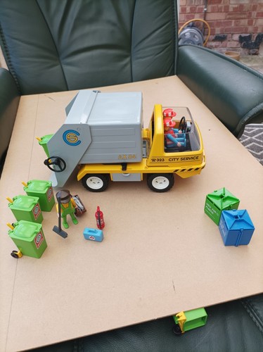 Playmobil vintage dustbin - playmobil,