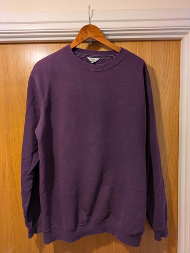 Men purple sweatshirt cotton - men's,