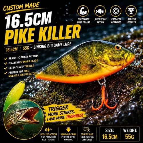 Big pike lure - lure, perch