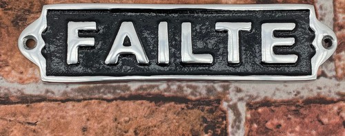 Failte irish aluminium cast - irish,