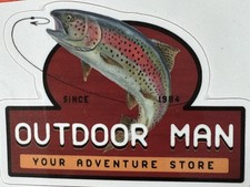 FLY FISHING STICKER FLY BOX TROUT FISHING, LIMITED EDITION FISHING STICKER